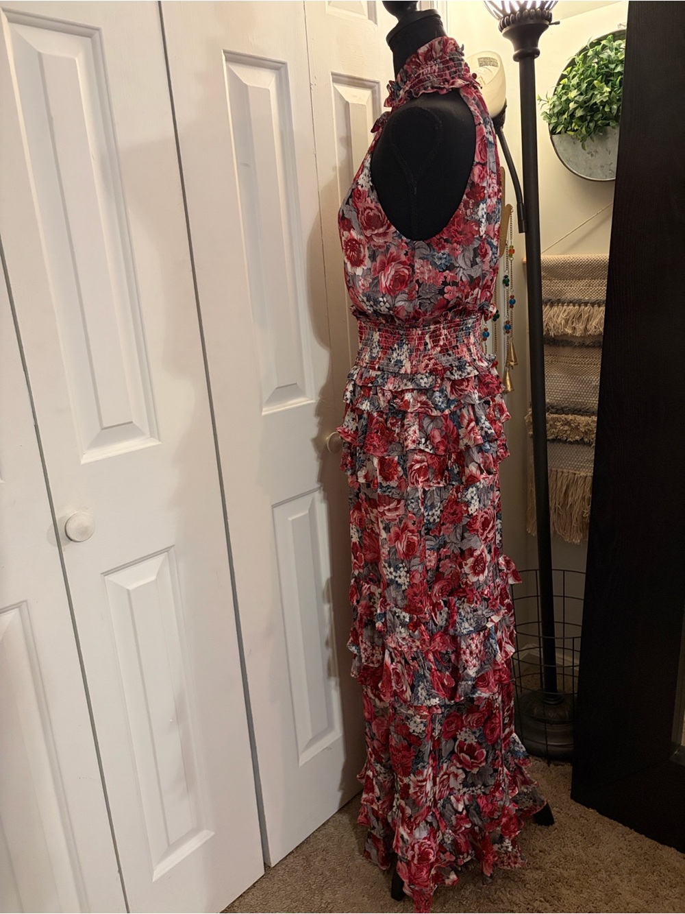 Elliatt Dunmore Dress in Multicolor Floral Long Maxi Gown - Picture 3 of 10
